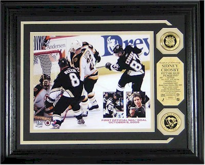 Highland Mint Sidney Crosby Impact Jersey Frame PHOTO15369K